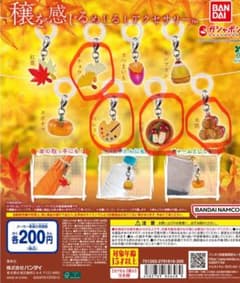 秋のアクセサリー カプセルトイ　めじるしガチャのサムネイル