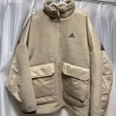 adidas ボアジャケット フリース ベージュのサムネイル