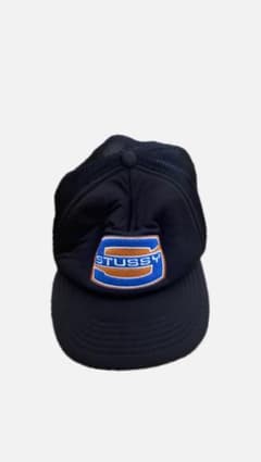 STUSSY 黒 メッシュキャップのサムネイル