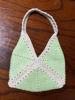 ハンドメイド 手編み トートバッグのサムネイル