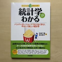 統計学がわかる : ハンバーガーショップでむりなく学ぶ、やさしく楽しい統計学のサムネイル