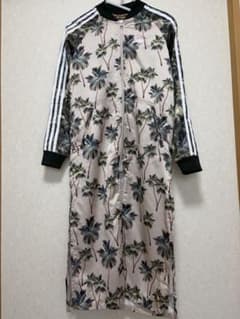 adidas パームツリー柄 ロングジャケット - メルカリ