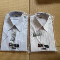 新品未使用！kansai 半袖ワイシャツ　えり回り39のサムネイル
