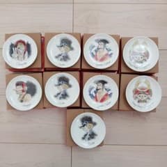 이치 반 쿠지 원피스 대 해적 백경 기념 플레이트 9 장