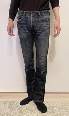 DIESEL TROULEG W30 L34  裾上げをしておりませんのサムネイル