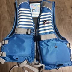 ライフジャケット ブルー LLサイズ - 4