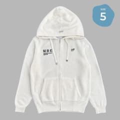 548 マスターバニー カシミヤ100% ニットパーカー メンズ 白 5 L