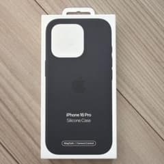 iPhone 16 Pro シリコーンケース　ブラックのサムネイル