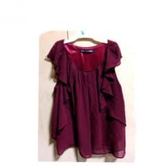シフォン素材 トップスのサムネイル
