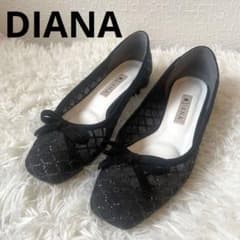 DIANA 반짝반짝 레이스 플랫 펌프스
