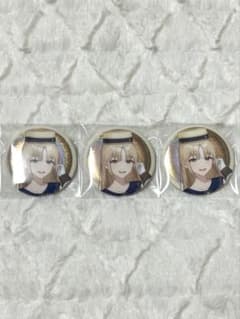 にじさんじ　ビスケット　缶バッジ　シスター・クレア　3個セットのサムネイル