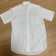 美品 ラコステ メンズ 半袖シャツ 白のサムネイル