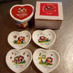 像のエルマー　小皿 4枚セットのサムネイル