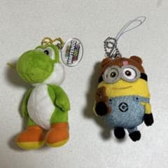 【USJ限定】スーパーマリオ ヨッシー ミニオン　ぬいぐるみ キーホルダーのサムネイル