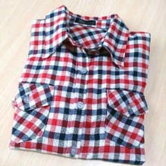 トリコロールチェックシャツのサムネイル