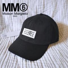 人気 MM6 Maison Margiela ブラック キャップ 新品 タグ付き - メルカリ