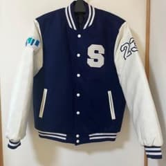 【古着】 大学スタジャン L