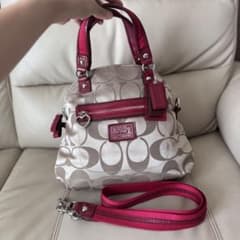 coach コーチ デイジー ポピー シグネチャー 2WAY ショルダーバッグ