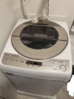 シャープ 縦型洗濯機 ES-KSV9E-N 2021年 美品 - メルカリ