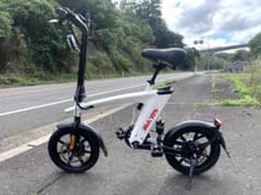 SUNPIEディスク式折り畳み電動アシスト自転車14インチ 動作確認済】送料無料SUNPIEディスク式折り畳み電動アシスト自転車14