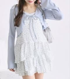 OLIVE des OLIVE♡ フリルキャミワンピースとボレロのセットのサムネイル