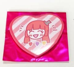 かわいいシールハート缶バッジ そふぃのサムネイル