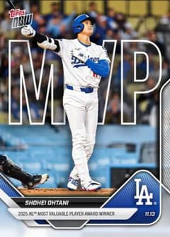 Topps NOW® 大谷翔平 2025 MVP OS-7 - メルカリ
