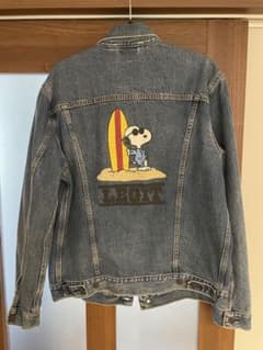 Levi's Snoopyプリント デニムジャケット　スヌーピーのサムネイル