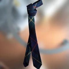 COMME des Garçons HOMME ネイビー系 チェック柄 ネクタイのサムネイル