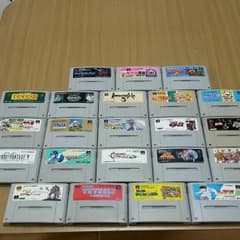 スーパーファミコンソフト　２１本のサムネイル