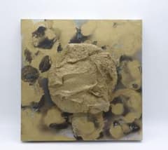 坂田甚内作　金彩陶額　オブジェ　送料込み250612 坂田甚内作 金彩陶額 オブジェ 送料込み250612 - メルカリ