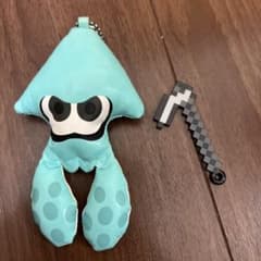 Splatoon Minecraft Keychain Keyring