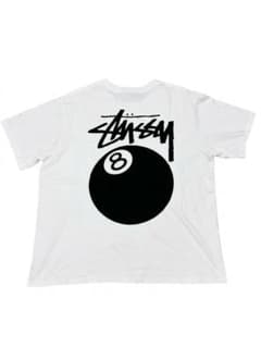K*i様 【訳あり特価】STUSSY ステューシー 8ボール Tシャツ 白 Lのサムネイル