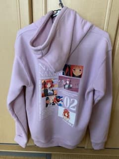 五等分の花嫁　中野ニ乃　パーカー　パープルのサムネイル