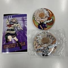 僕のヒーローアカデミア トガヒミコ 爆豪勝己 シール&缶バッチセット3点のサムネイル