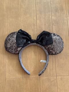 ディズニー カチューシャ スパンコール ブラックのサムネイル