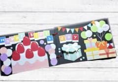 手作りアルバム　記念日　アルバム仕掛け　クラフト　ケーキのサムネイル