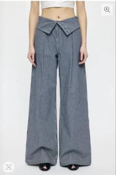 MOUSSY CORSET DESIGN バギー 美品 柄BLUE サイズ1 - メルカリ