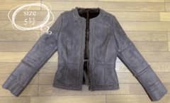 ✴︎GARCON de GRIS✴︎ブラウン ムートン ジャケット 5号のサムネイル