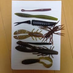 バス釣り用 ソフトルアー ワーム 詰め合わせセットのサムネイル