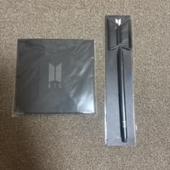 【公式・新品未開封】BTS ロゴグッズ 付箋 ＆ ボールペンのサムネイル