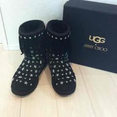 UGG ＆ JIMMY CHOO フリンジム-トン♡のサムネイル