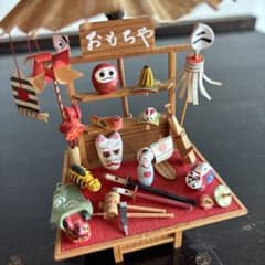 おもちゃ屋　ミニチュア　江戸　ジオラマ　工芸品　美術　模型