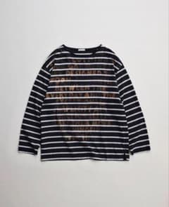 HAND-STENCILED LONG SLEEVE BASQUE TEE - メルカリ