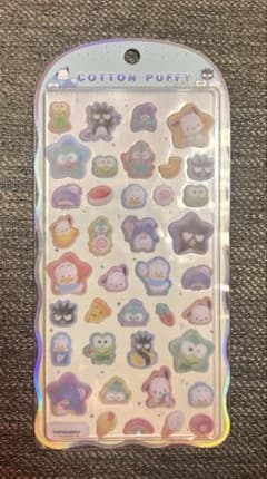 コットンパフィーシール　はぴだんぶいのサムネイル
