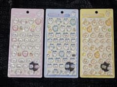 【正規品】ちいかわ ボンボンドロップシール ハチワレ うさぎ 3枚セット