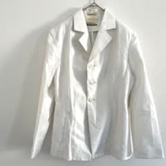 Pinky&Dianne White Tailored Jacket, Size M, Waist-Shaped