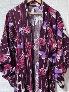 utatane 高級変わり織り ピンクベージュとグレーの染め分け菊 utatane｜utatane/(W)高級変わり織り浴衣3点セット ピンク