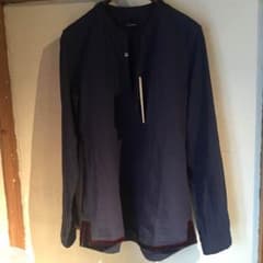 JOHN UNDERCOVER プルオーバー ノーカラー ヘンリーネックシャツのサムネイル