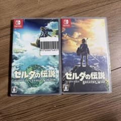 ゼルダの伝説 ティアキン ブレスオブザワイルド Switch ソフト2本セットのサムネイル